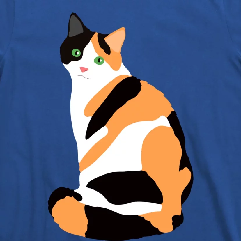 Calico Cat Drawing Calico Lovers Calico Gift T-Shirt