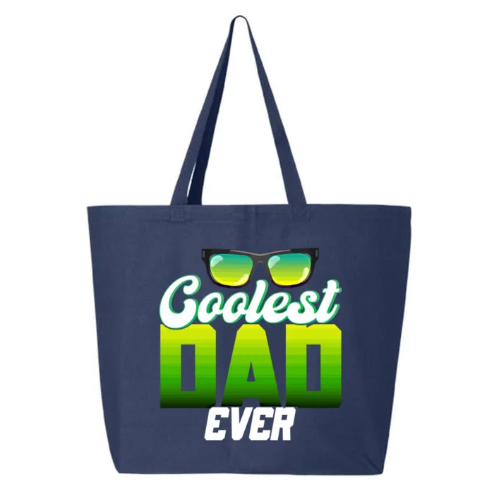 Cute Coolest Dad Around Worlds Coolest Dad Ever Coolest Dad Gift 25L Jumbo Tote