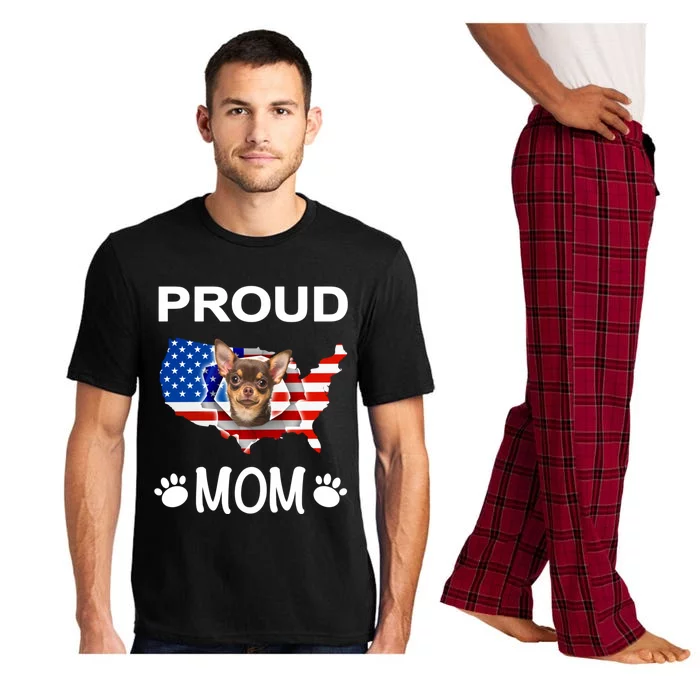 Chihuahua Chihuahua Dog Chihuahua Proud Patriot Mom Meaningful Gift Pajama Set