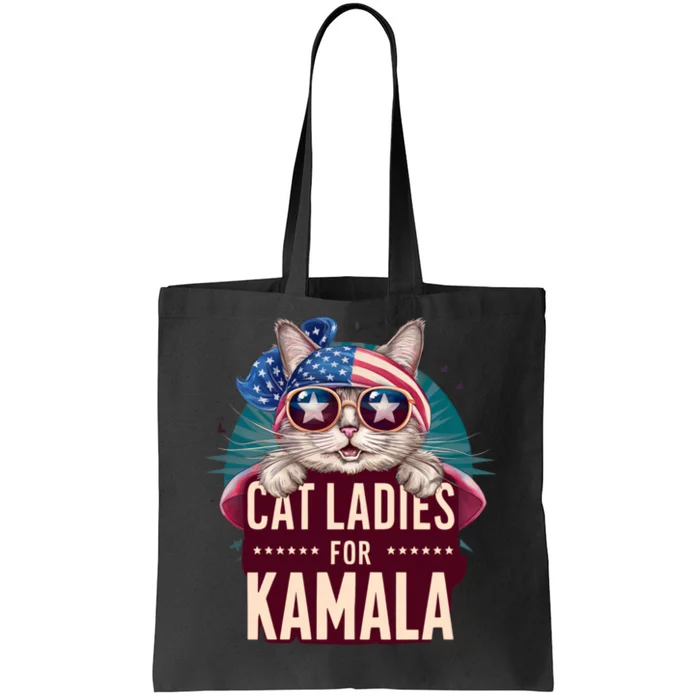 Cute Cat Design Cat Ladies For Kamala Tote Bag