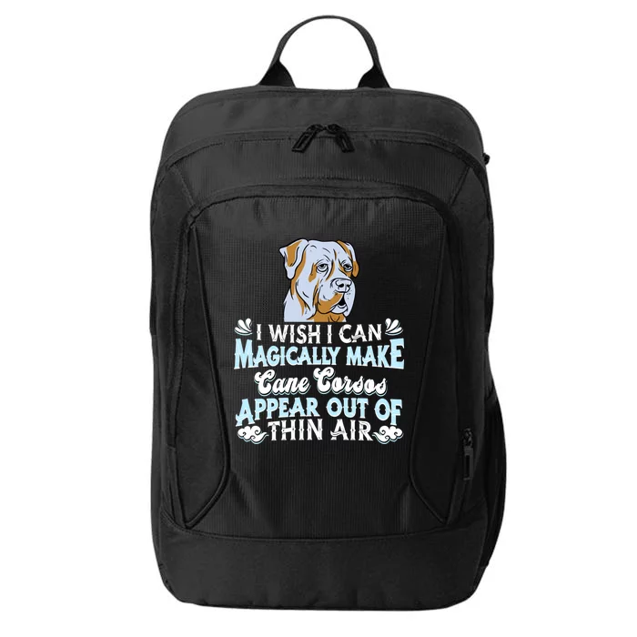 Cane Corso Dog Breed Funny Gift Pet Owner Magical Cane Corso Gift City Backpack