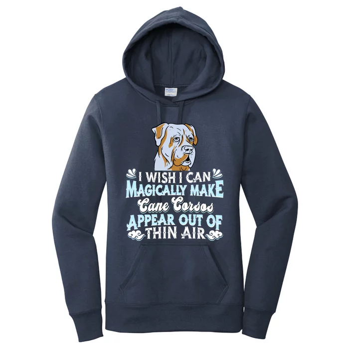 Cane Corso Dog Breed Funny Gift Pet Owner Magical Cane Corso Gift Women's Pullover Hoodie