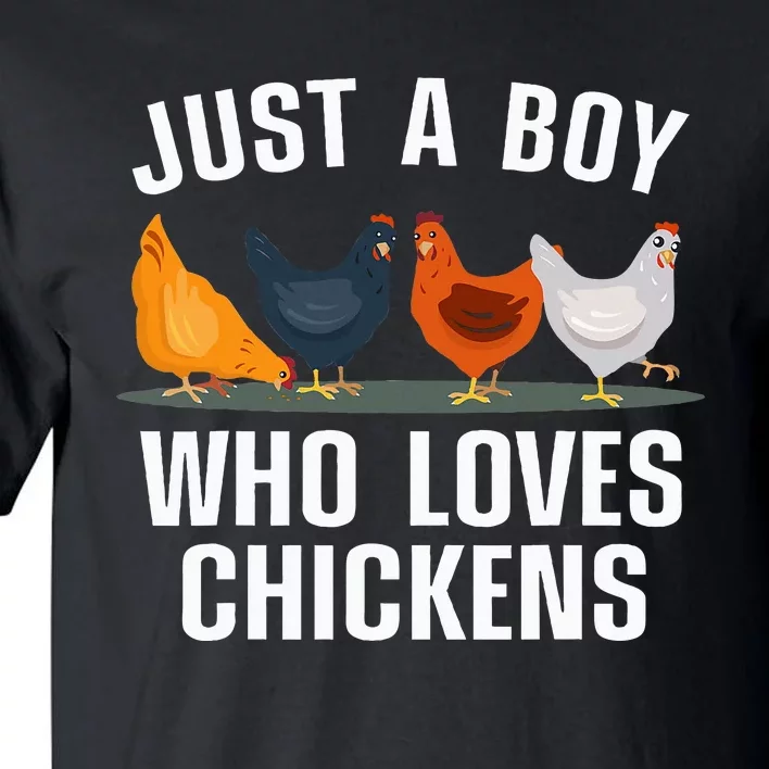 Cute Chicken Design For Farming Chicken Lover Tall T-Shirt