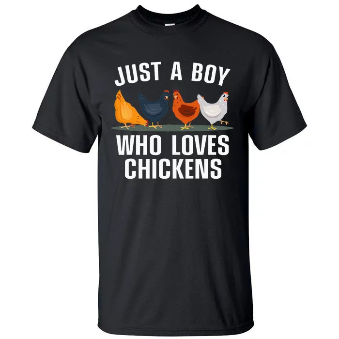 Cute Chicken Design For Farming Chicken Lover Tall T-Shirt