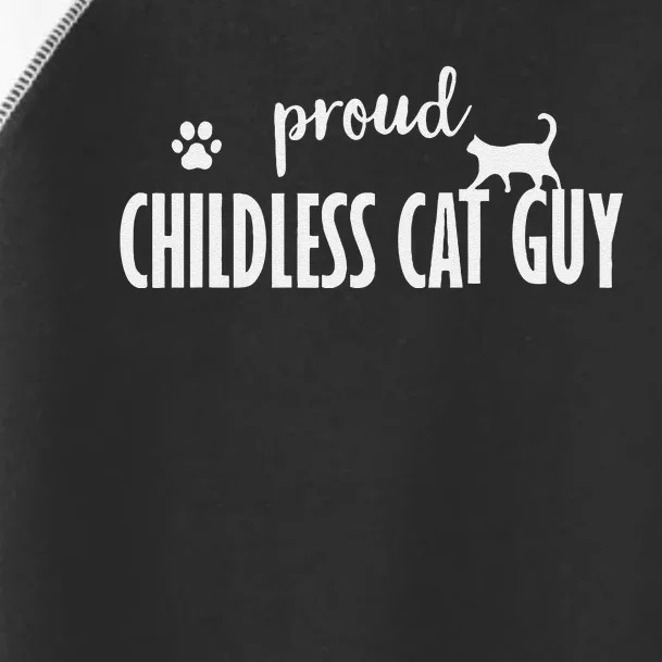 Childless Cat Dudes Scat Dad Proud Childless Cat Guy Toddler Fine Jersey T-Shirt