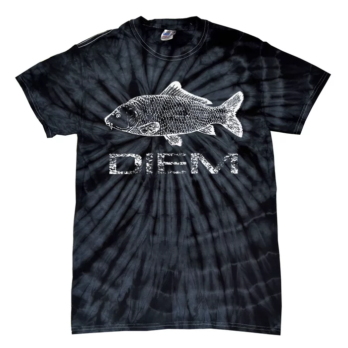 Carp (Carpe) Diem Fishing Fish Tie-Dye T-Shirt