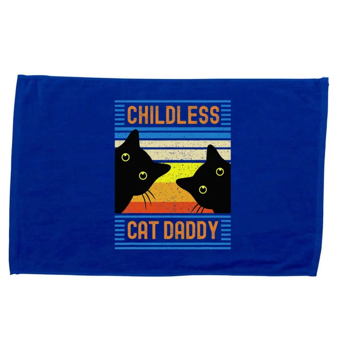 Childless Cat Daddy 2024 For President Cat Dad Microfiber Hand Towel