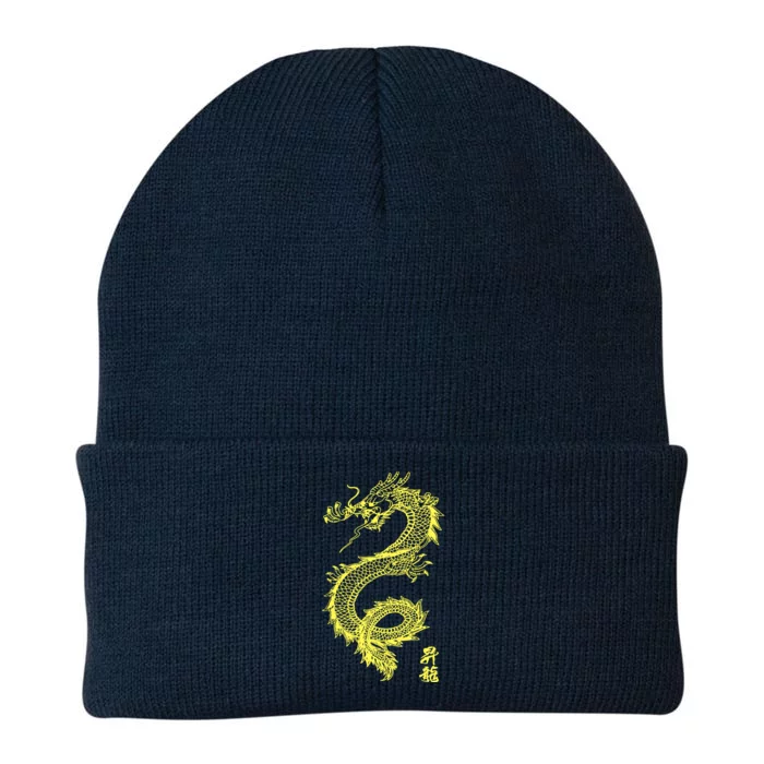 Cool Chinese Dragon Knit Cap Winter Beanie