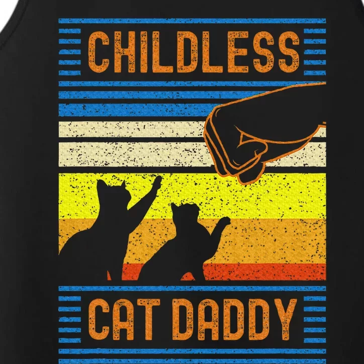 Childless Cat Daddy 2024 For President Matching Parents Performance Tank