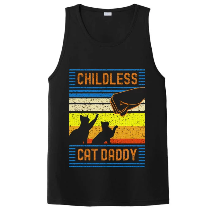 Childless Cat Daddy 2024 For President Matching Parents Performance Tank