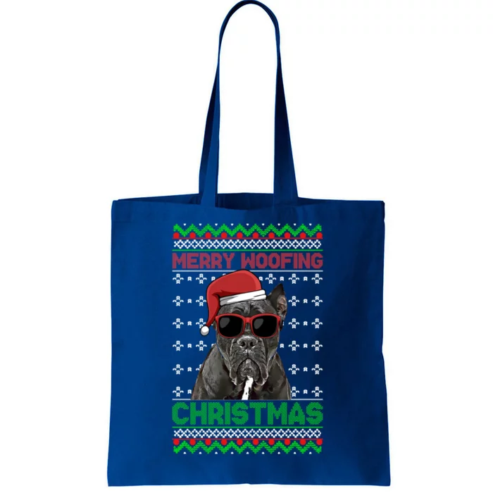 Cane Corso Dog Funny Merry Woofing Christmas Cute Gift Tote Bag