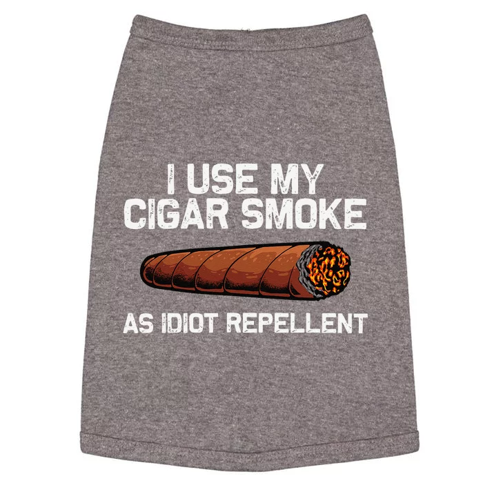 Cool Cigar Dad Tobacco Smoker Cigar Lovers Smoking Doggie Tank