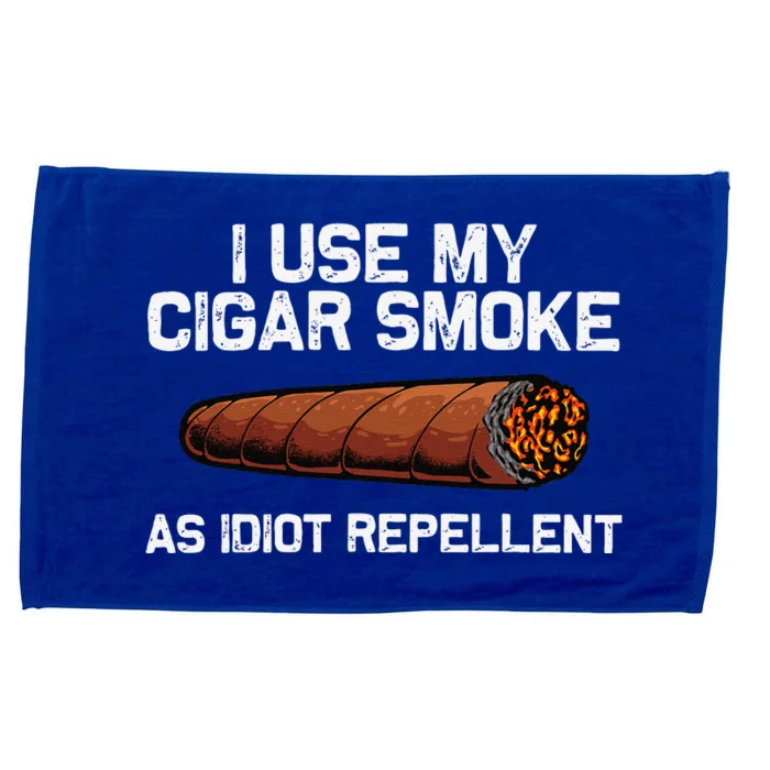 Cool Cigar Dad Tobacco Smoker Cigar Lovers Smoking Microfiber Hand Towel