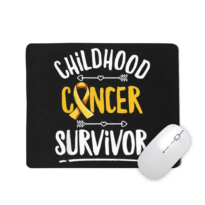 Childhood Cancer Design For A Childhood Cancer Survivor Mousepad