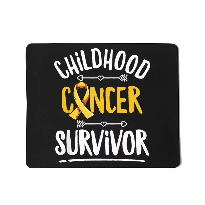 Childhood Cancer Design For A Childhood Cancer Survivor Mousepad