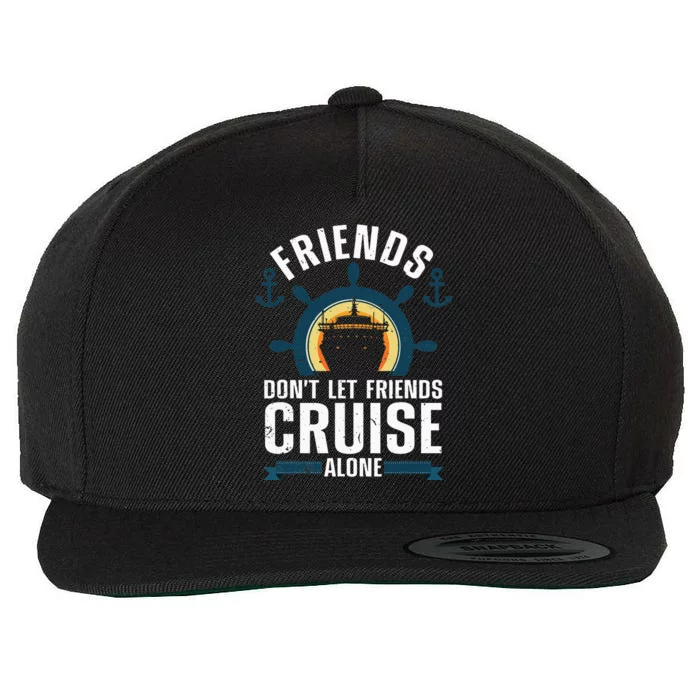 Cool Cruise Design For Cruising Cruise Ship Lovers Wool Snapback Cap