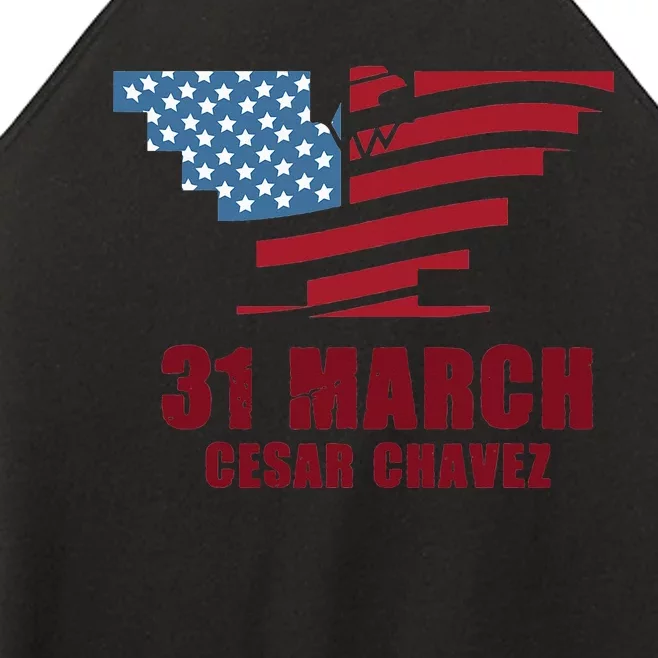 Cesar Chavez Day March 31 Si Se Puede Women’s Perfect Tri Rocker Tank