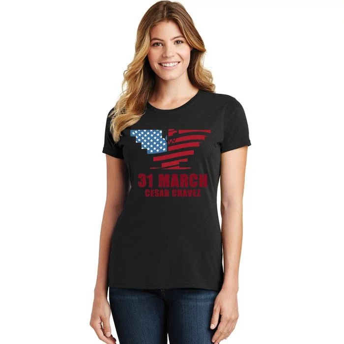 Cesar Chavez Day March 31 Si Se Puede Women's T-Shirt