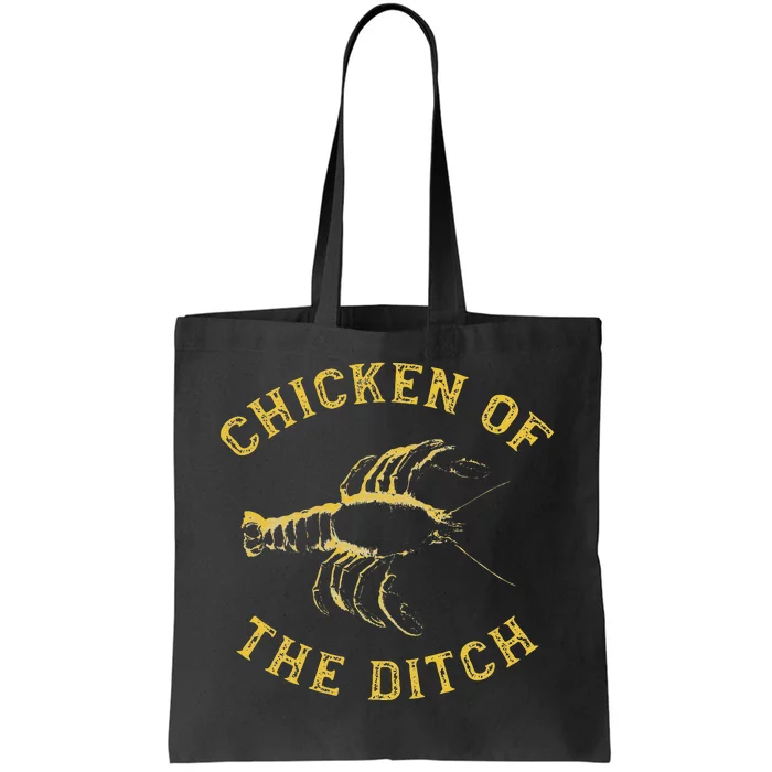 Crawfish Chicken Ditch Retro Cajun Food Gift Tote Bag