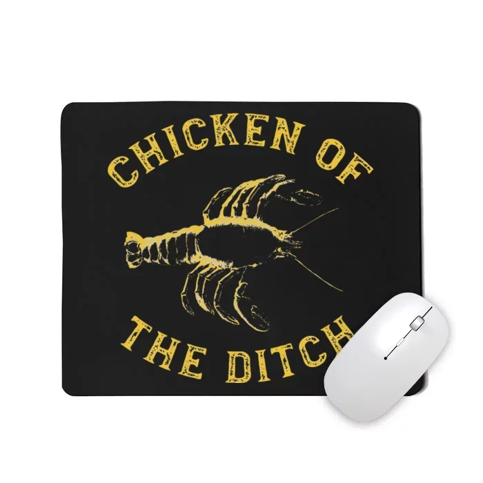 Crawfish Chicken Ditch Retro Cajun Food Gift Mousepad