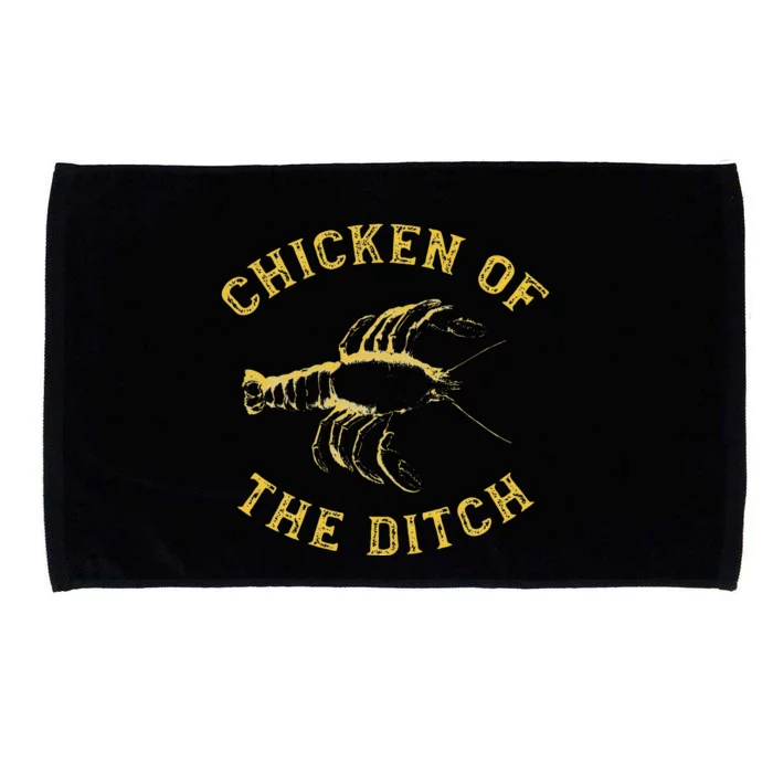 Crawfish Chicken Ditch Retro Cajun Food Gift Microfiber Hand Towel