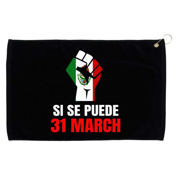 Cesar Chavez Day Si Se Puede March Holiday Gift Mexico Grommeted Golf Towel