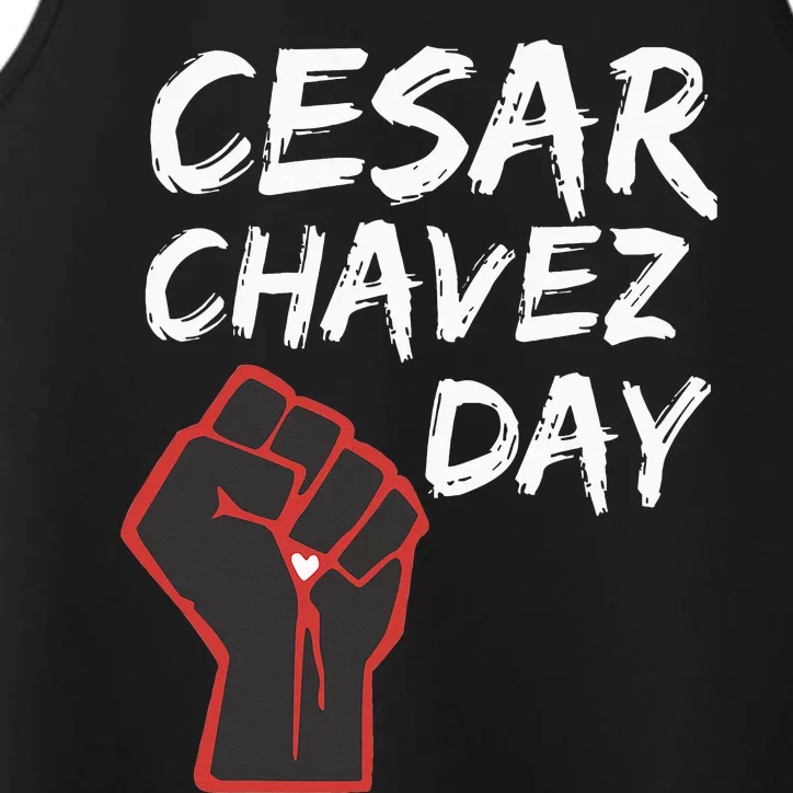 Cesar Chavez Day Si Se Puede March Holiday Mexico Mexican Performance Tank