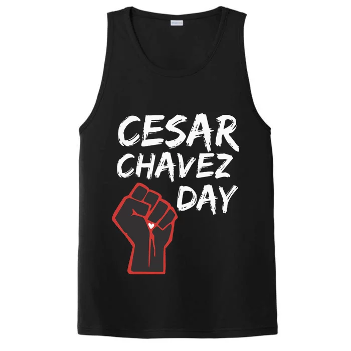 Cesar Chavez Day Si Se Puede March Holiday Mexico Mexican Performance Tank