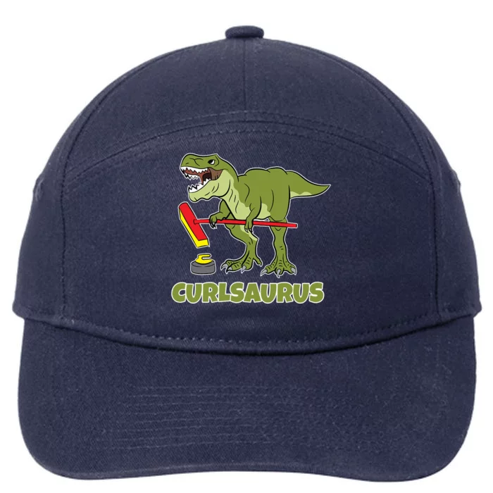 Curlsaurus Curler Dinosaur Sport 7-Panel Snapback Hat