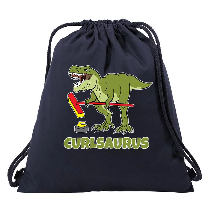 Curlsaurus Curler Dinosaur Sport Drawstring Bag