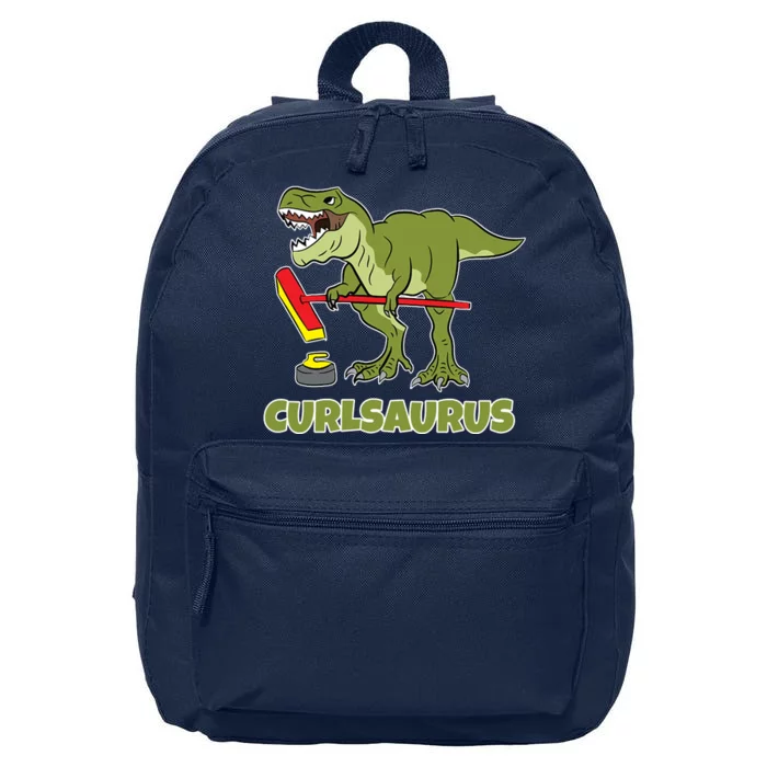 Curlsaurus Curler Dinosaur Sport 16 in Basic Backpack