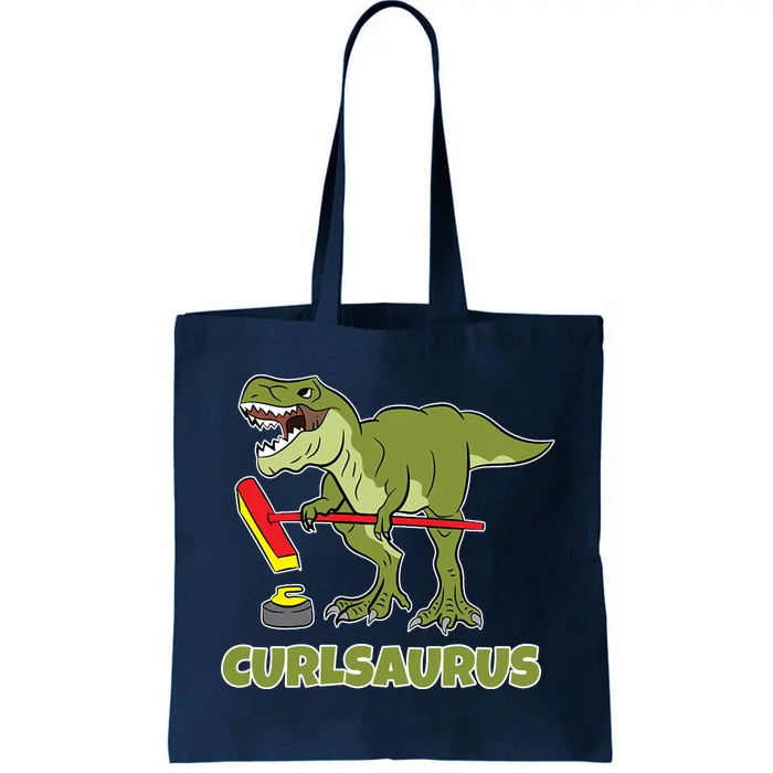 Curlsaurus Curler Dinosaur Sport Tote Bag