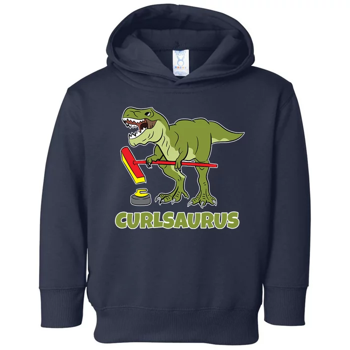 Curlsaurus Curler Dinosaur Sport Toddler Hoodie