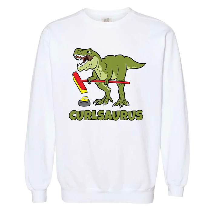 Curlsaurus Curler Dinosaur Sport Garment-Dyed Sweatshirt