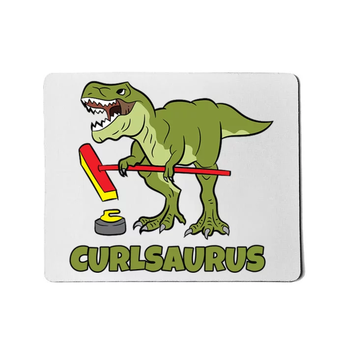 Curlsaurus Curler Dinosaur Sport Mousepad