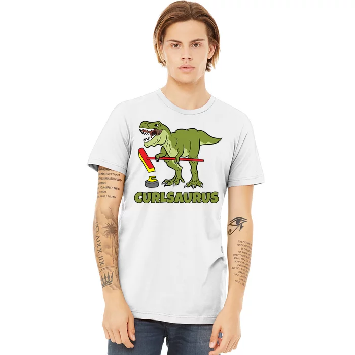 Curlsaurus Curler Dinosaur Sport Premium T-Shirt