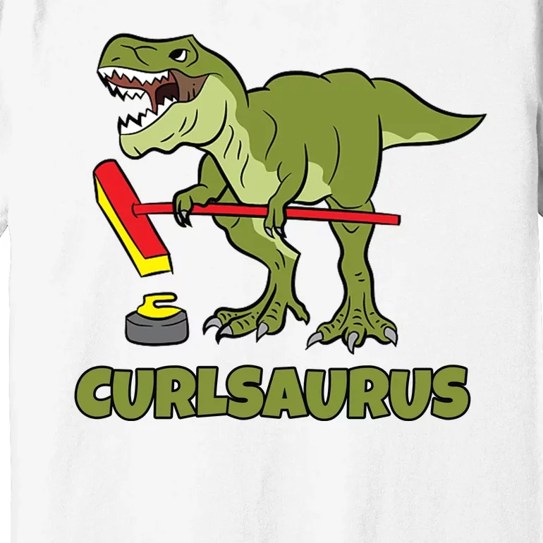 Curlsaurus Curler Dinosaur Sport Premium T-Shirt