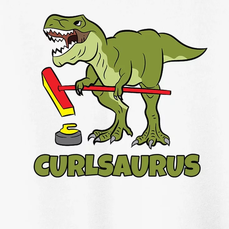 Curlsaurus Curler Dinosaur Sport Toddler T-Shirt