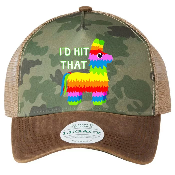 Costume Cinco De Mayo Funny Ideas I'd Hit That Pinata Legacy Tie Dye Trucker Hat