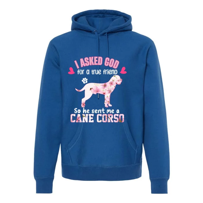 Cane Corso Dog Lover Christmas Funny Gift Cute Dog Pet Owner Xmas Meaningful Gif Premium Hoodie