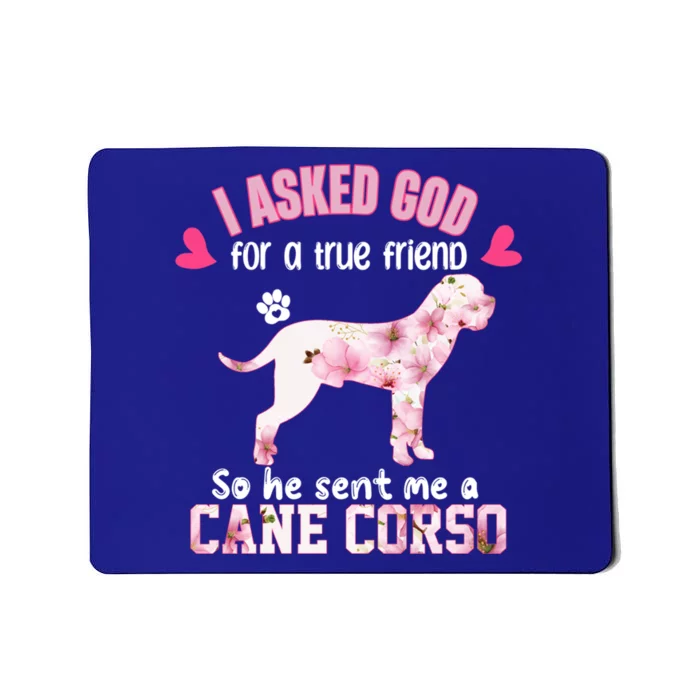 Cane Corso Dog Lover Christmas Funny Gift Cute Dog Pet Owner Xmas Meaningful Gif Mousepad