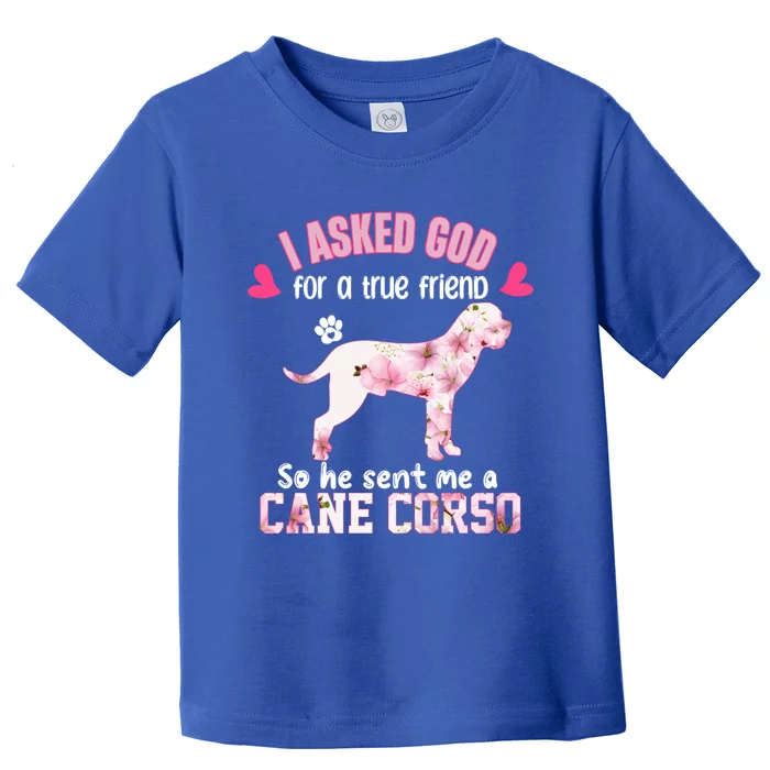 Cane Corso Dog Lover Christmas Funny Gift Cute Dog Pet Owner Xmas Meaningful Gif Toddler T-Shirt