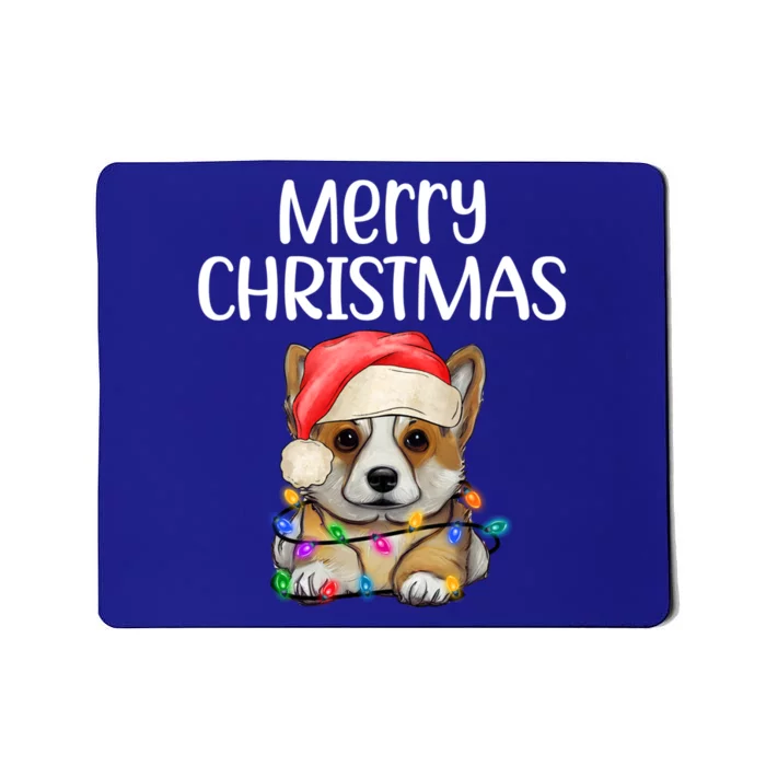 Corgi Christmas Dog Funny Corgi Dog Puppy Xmas Corgi Breed Gift Mousepad