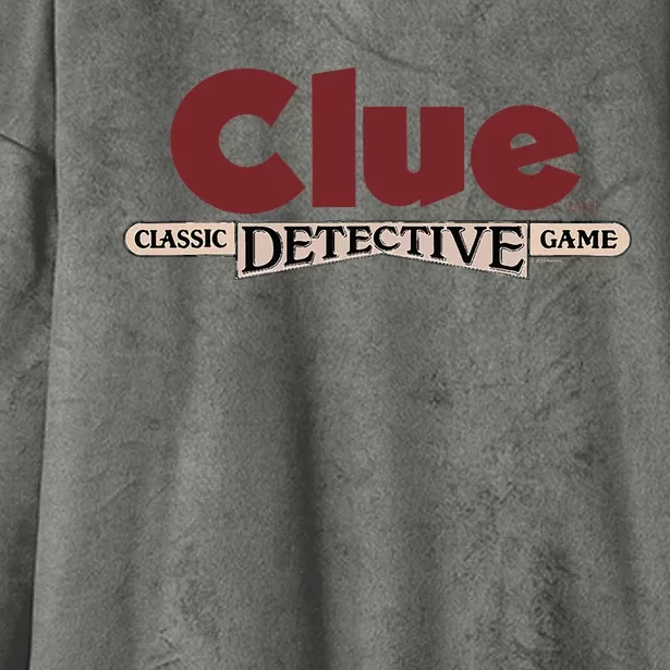 Clue Classic Detective Game Hooded Wearable Blanket