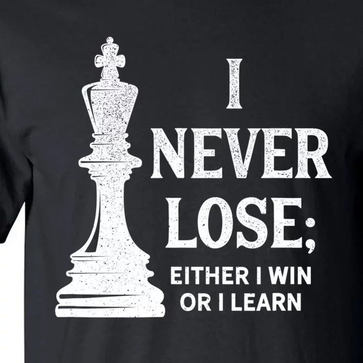 Premium Vector  Never lose either i win or i learn funny chess