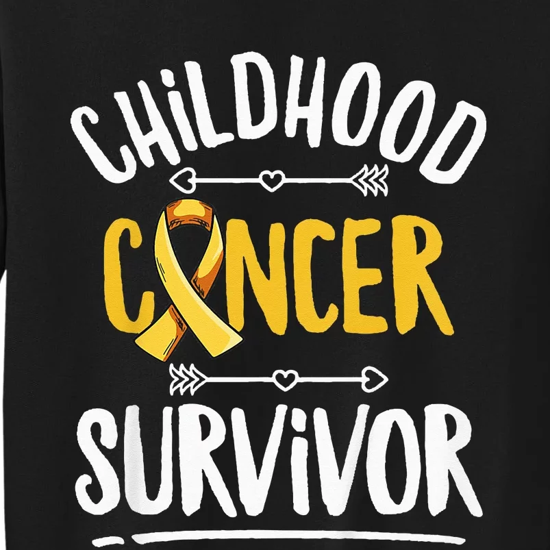 Childhood Cancer Design For A Childhood Cancer Survivor Tall Sweatshirt