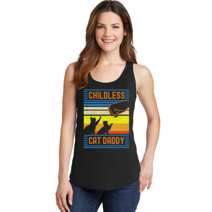 Childless Cat Daddy 2024 For President Matching Parents Ladies Essential Tank