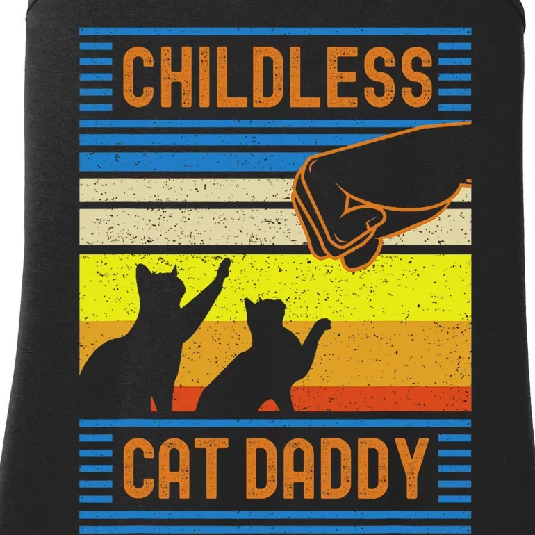 Childless Cat Daddy 2024 For President Matching Parents Ladies Essential Tank