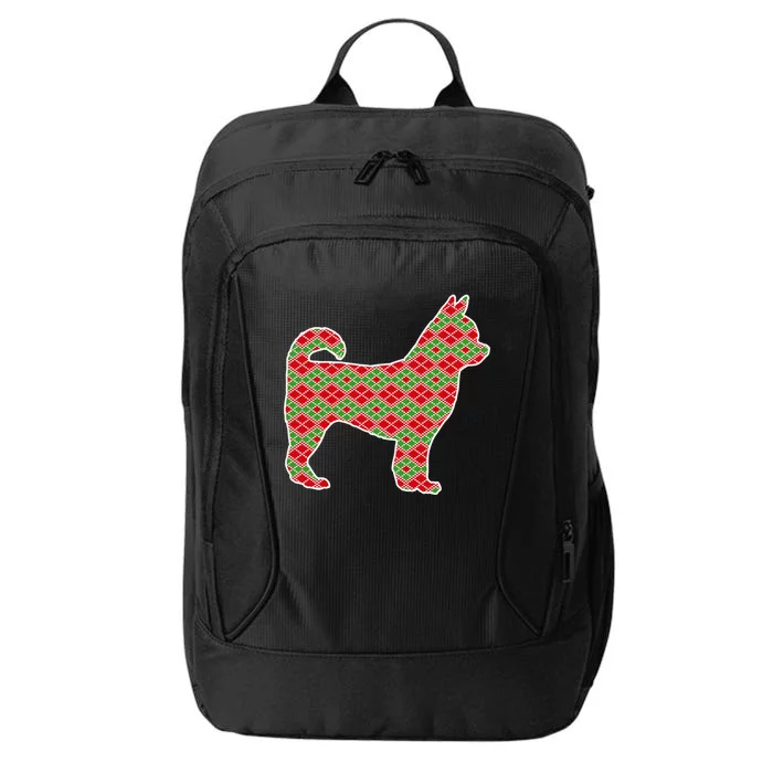 Chihuahua Christmas Dog Lover Funny Gift City Backpack