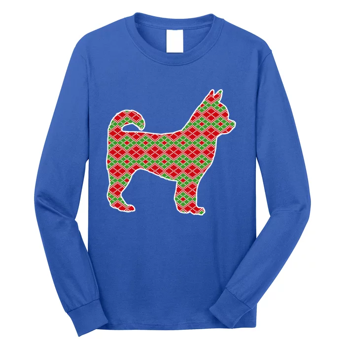 Chihuahua Christmas Dog Lover Funny Gift Long Sleeve Shirt